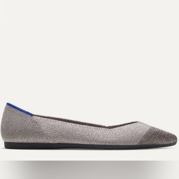 Rothy's NEW size 10.5 Silver Metallic points - Picture 4 of 9